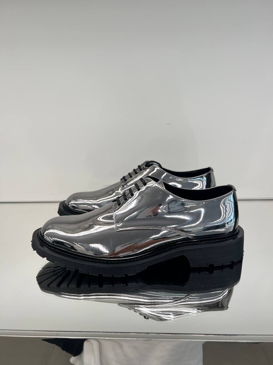 Monolith Brushed Leather Lace-Up Shoes