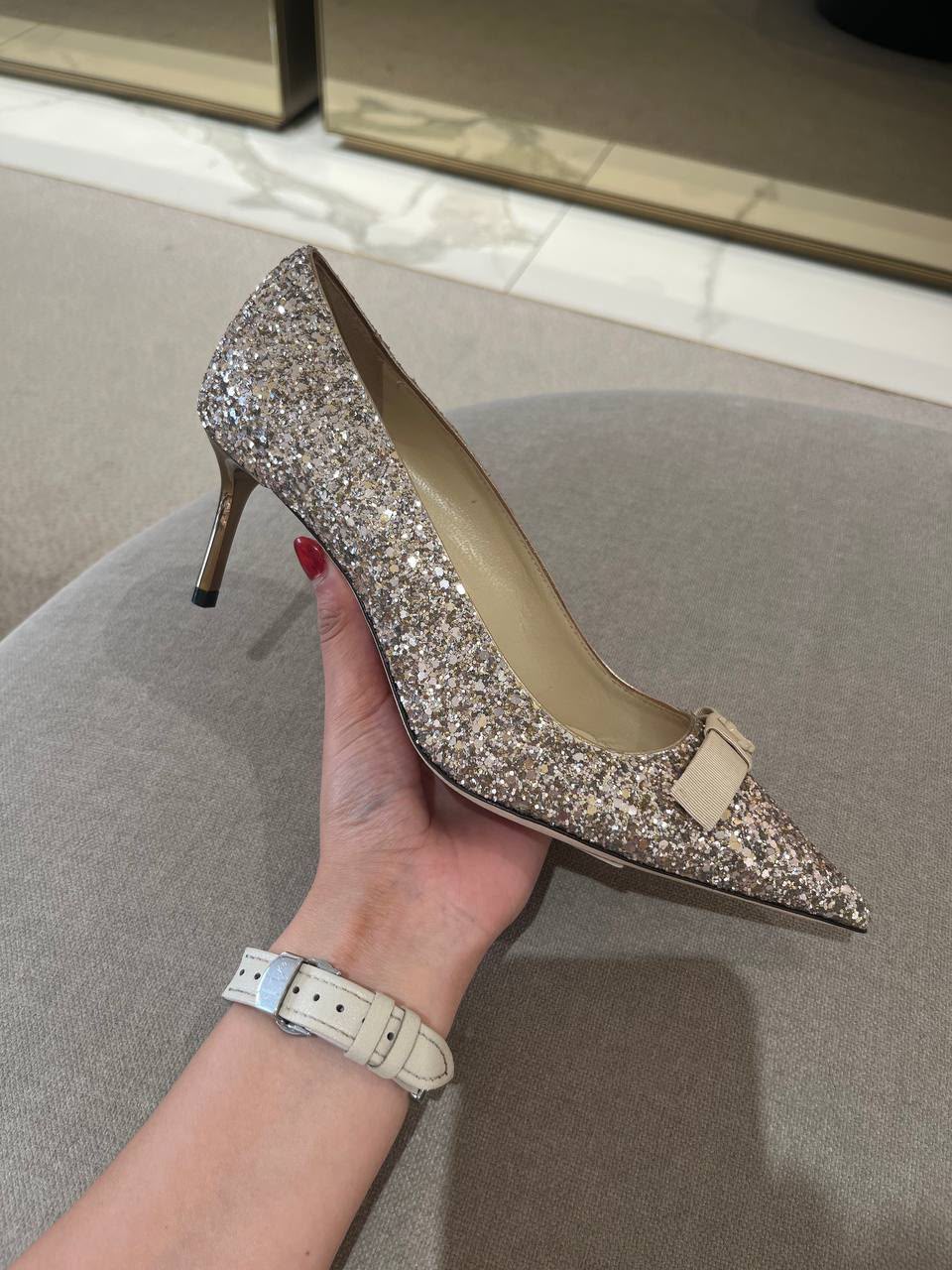 Bing 65 Glitter Slingback Pumps