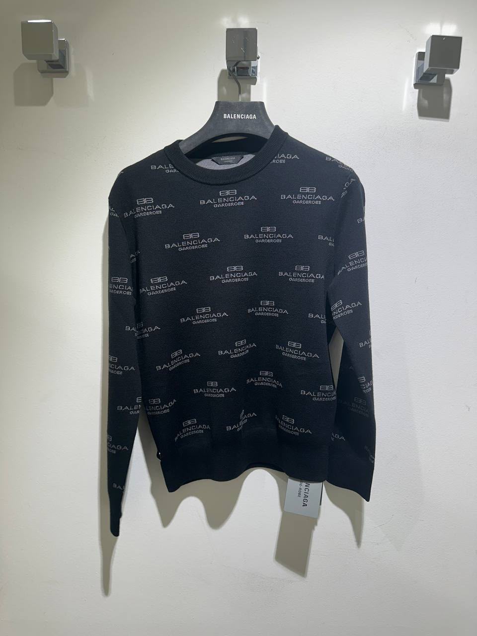 Garderobe All-Over Logo Crewneck Sweater