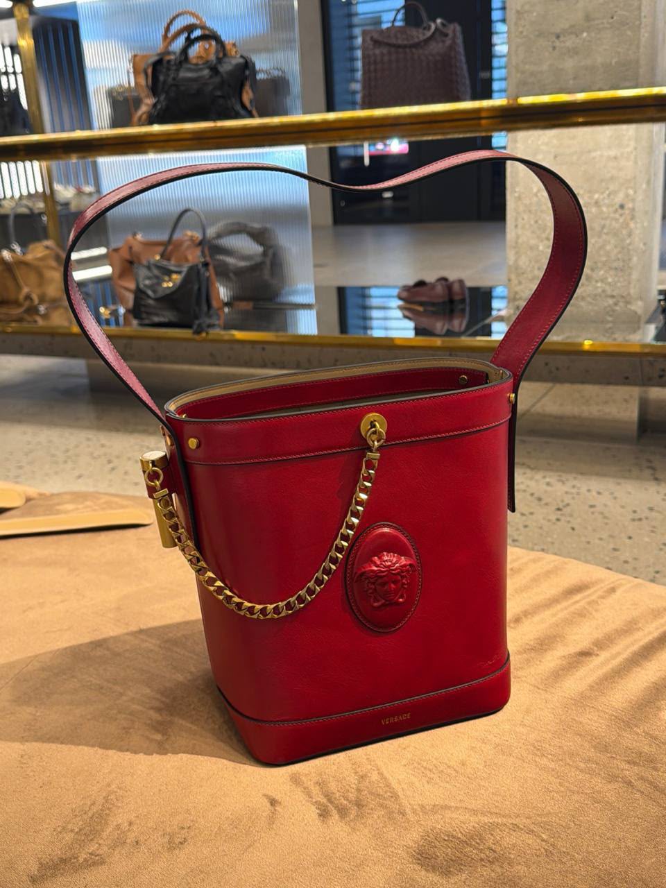Greca Goddess Bucket Bag