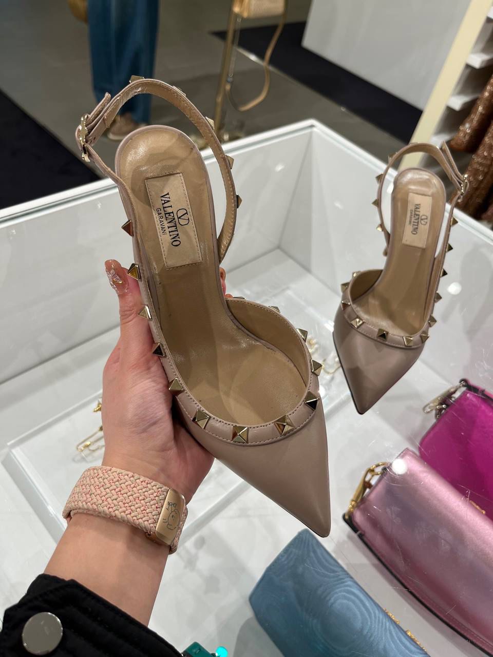 Rockstud Slingback Pump