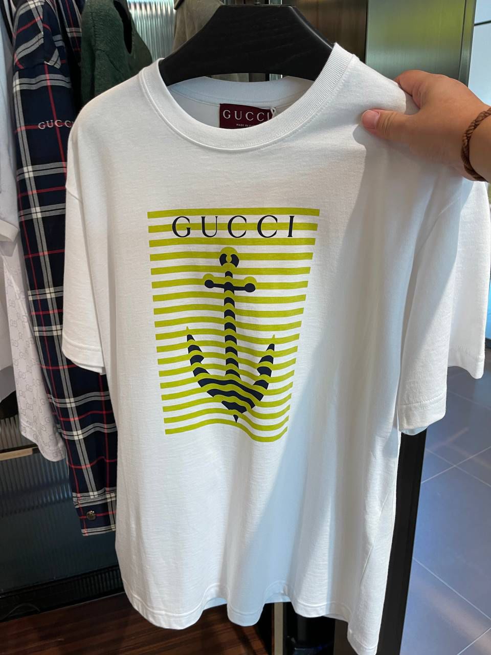 Anchor Print Cotton T-shirt