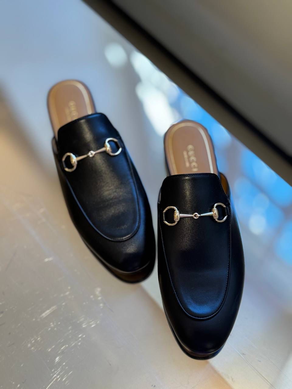 Princetown leather slipper
