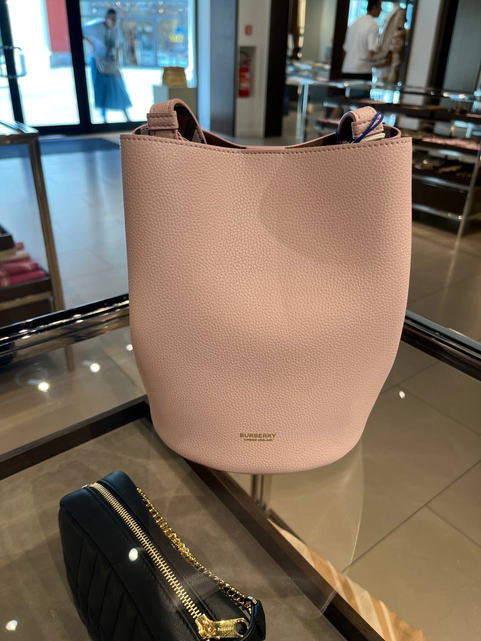 Small Leather Bucket Bag