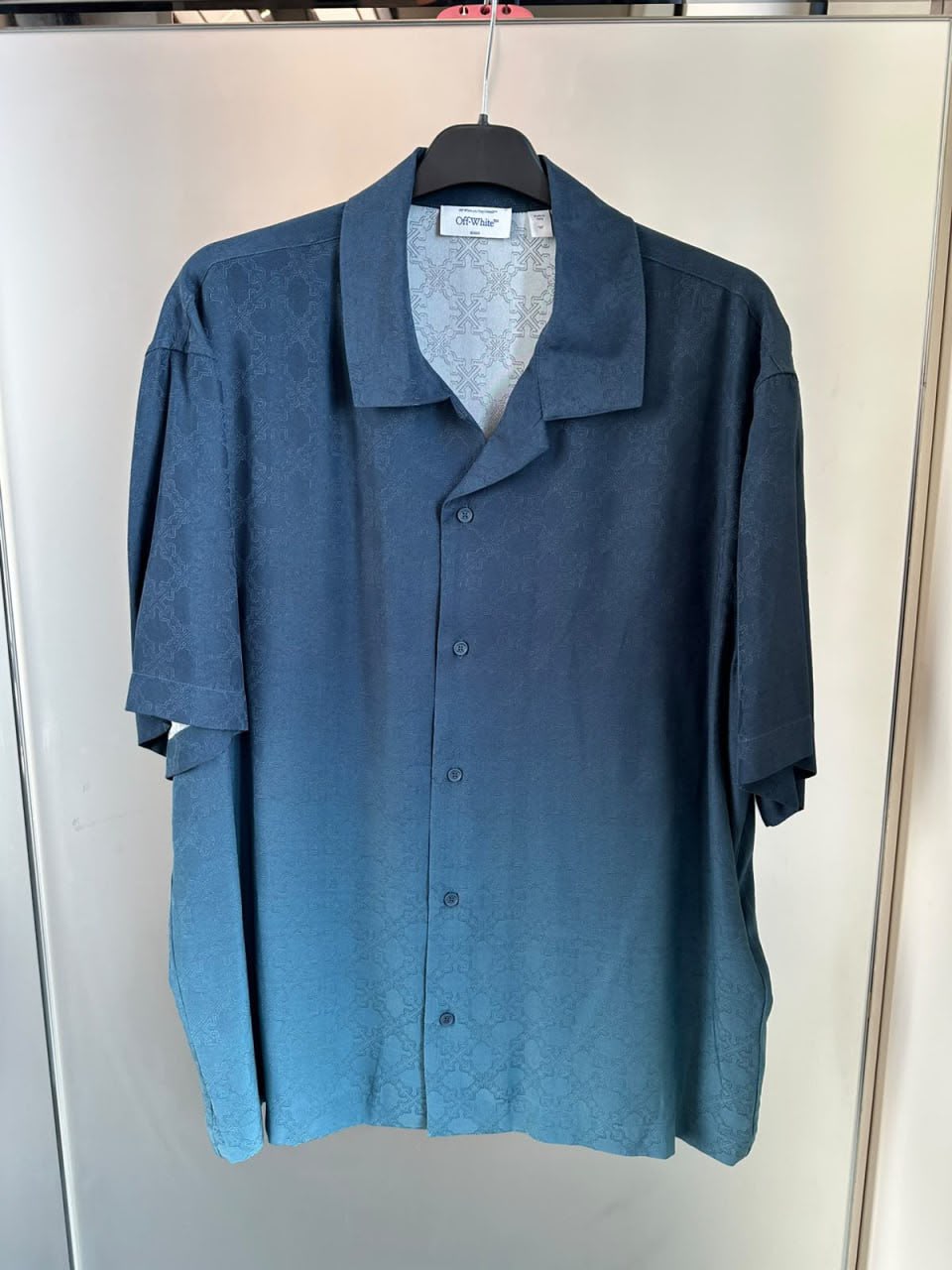 Monogram Jacquard Camp Collar Shirt