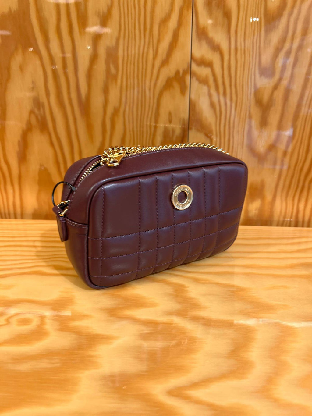 Quilted Leather Camera Bag