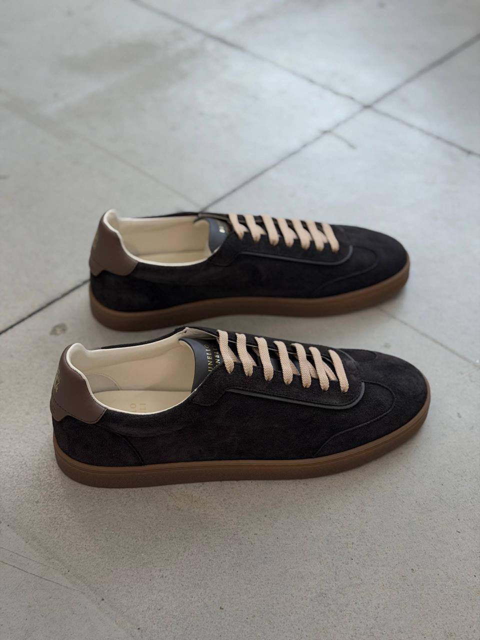 Suede Low-Top Sneakers