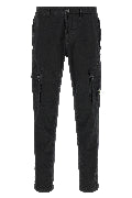 '3100034' cargo pants with logo badge