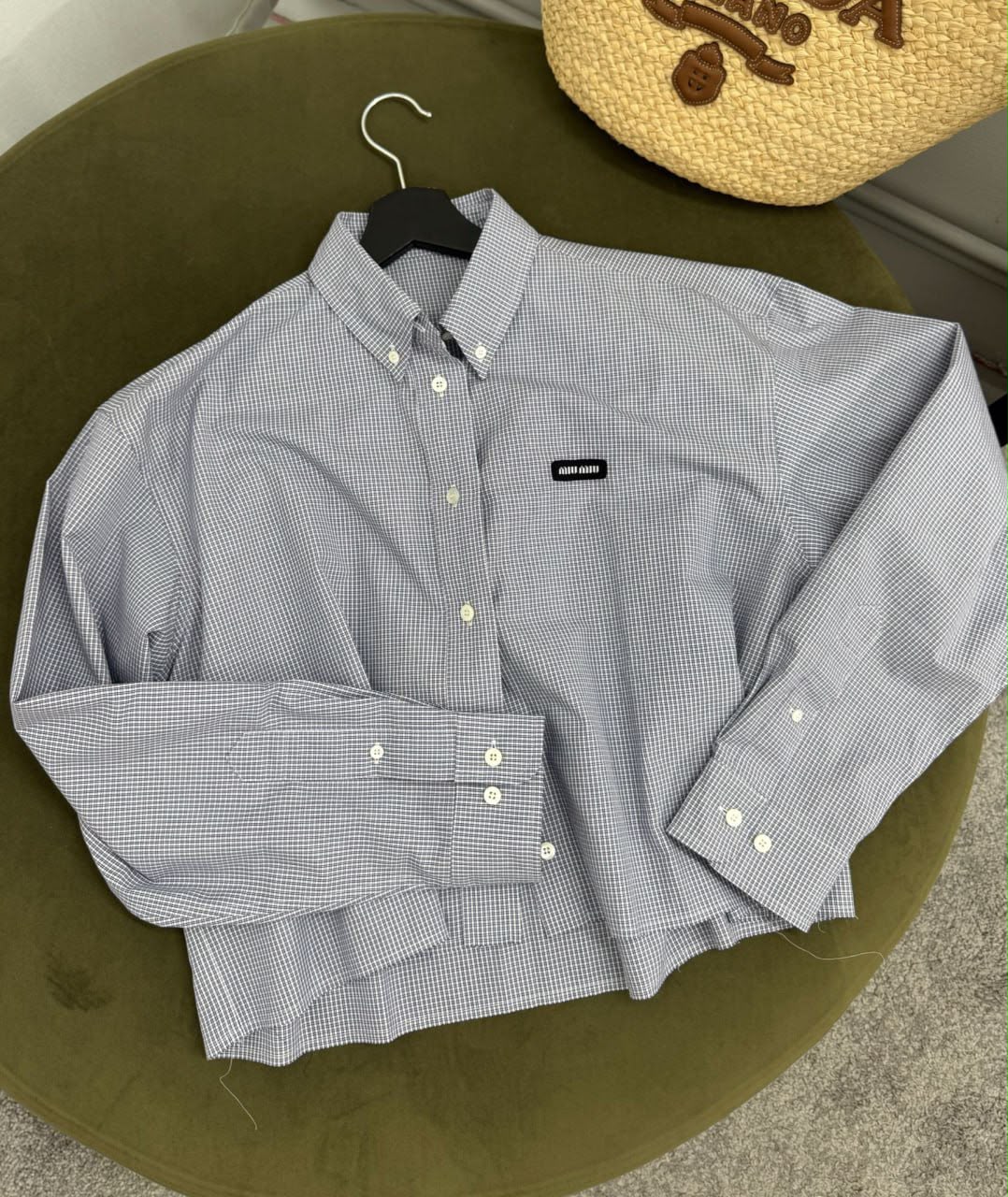 Gingham Poplin Shirt