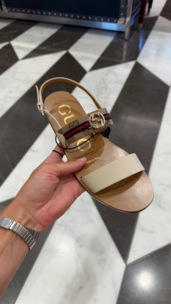 Ophidia GG Slingback Sandal