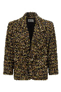 Bouclé tweed blazer