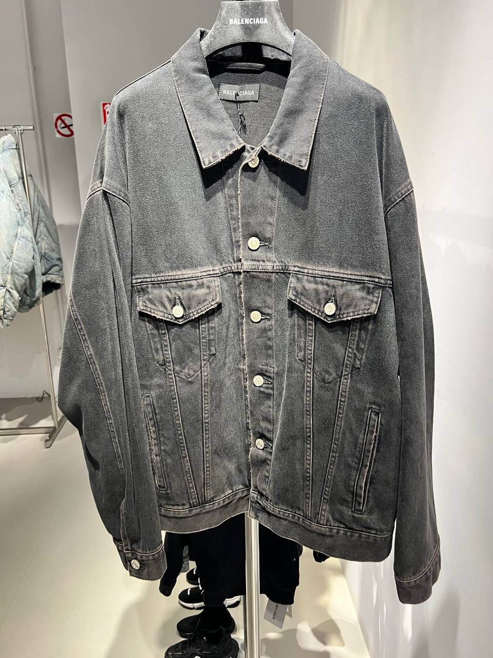 Spray Logo Denim Jacket