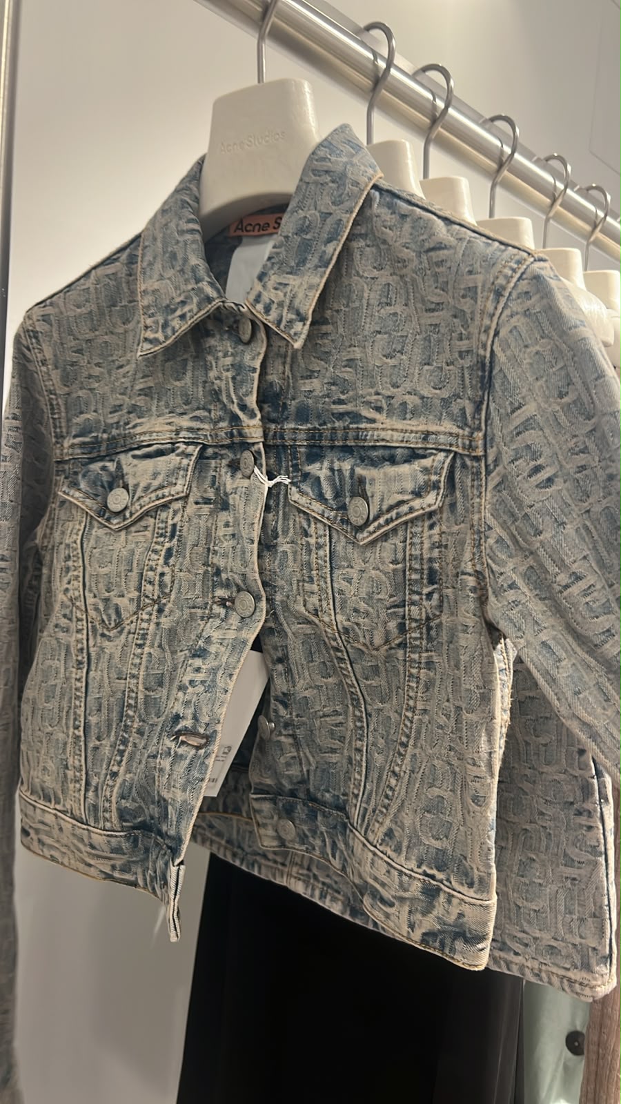 Jacquard Denim Jacket