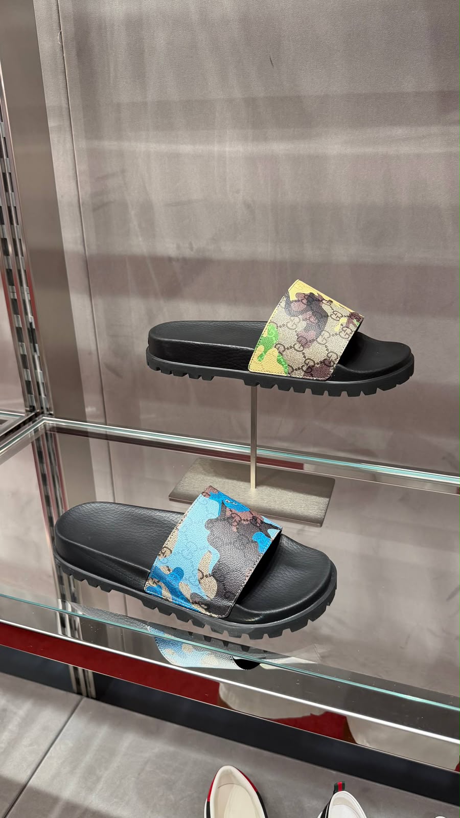 GG Supreme Camo Slide Sandal