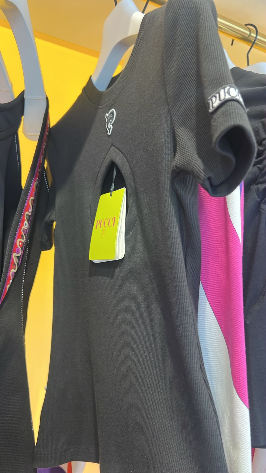 Ribbed Keyhole T-Shirt