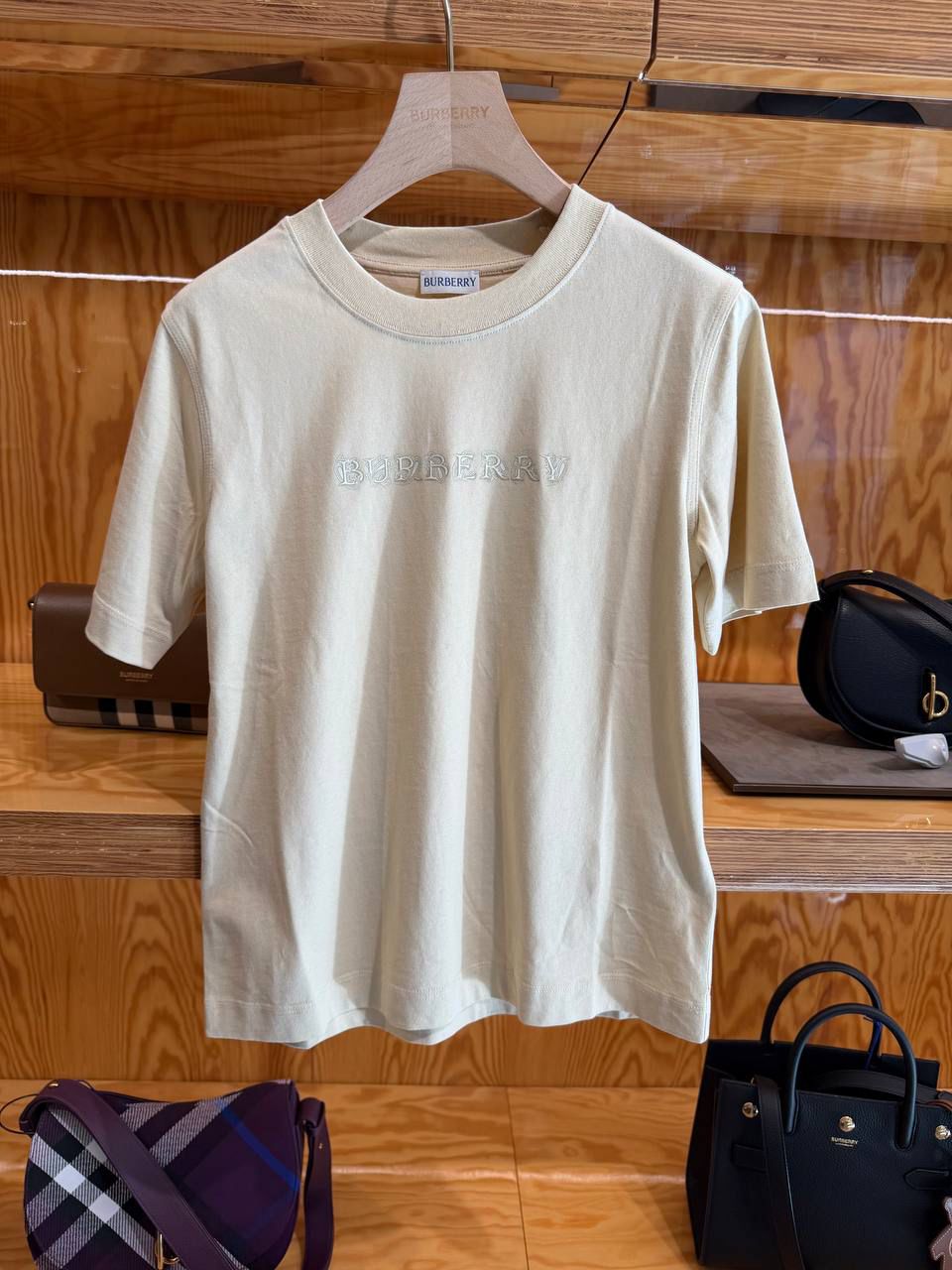 Embroidered Logo Cotton T-shirt
