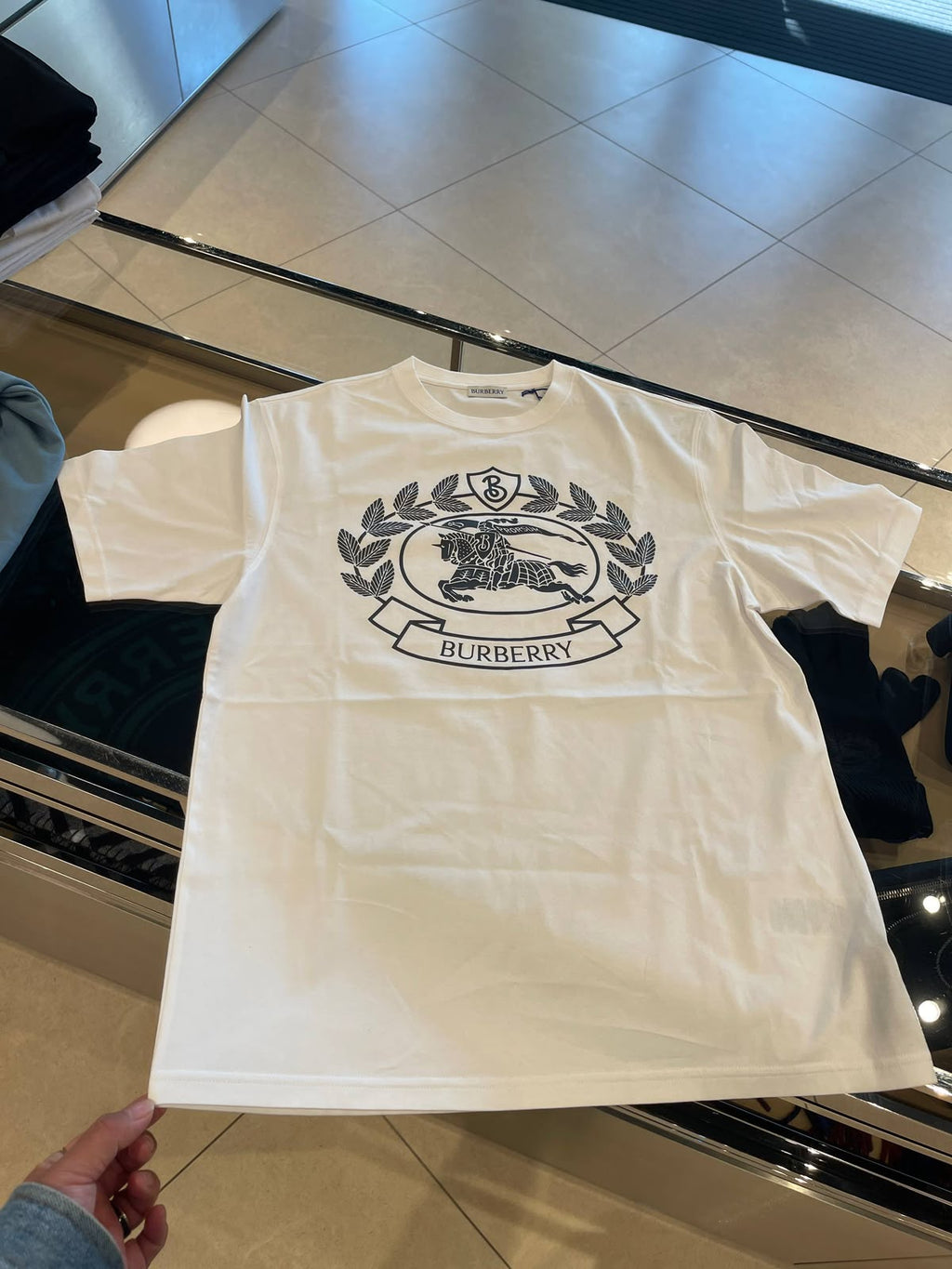 Equestrian Knight Design Cotton T-shirt