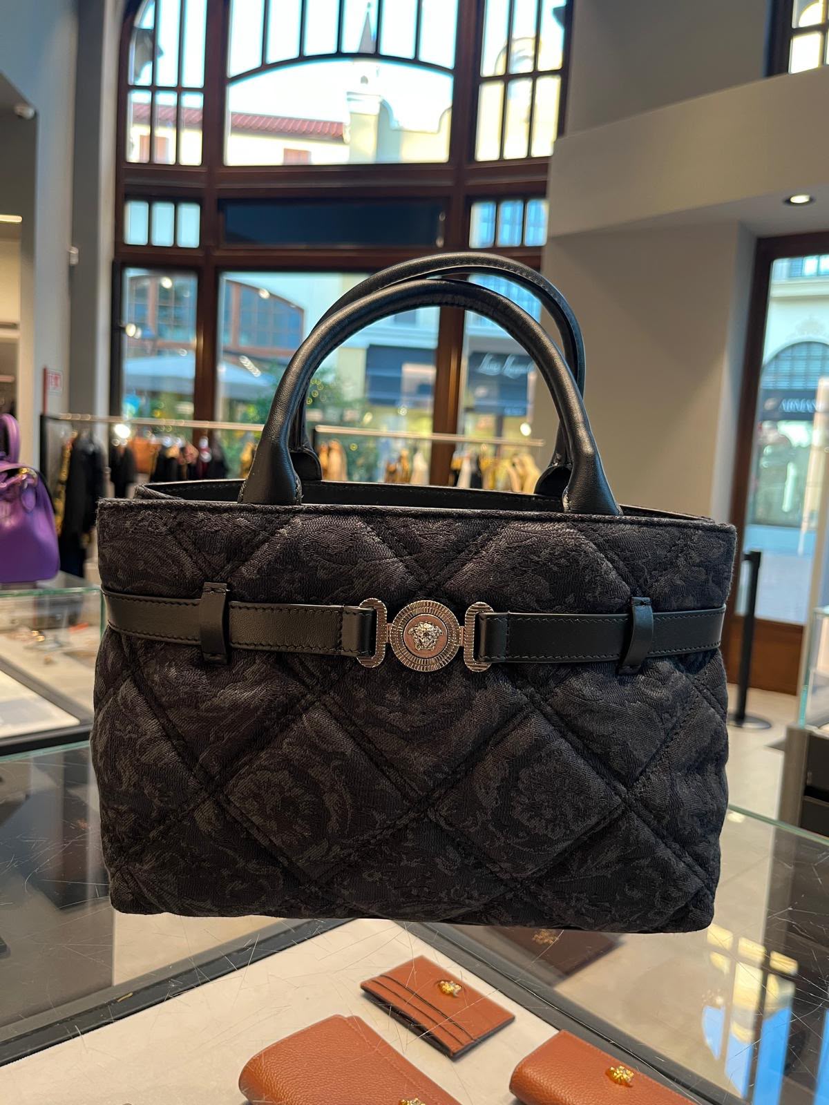 Quilted Barocco Tote Bag