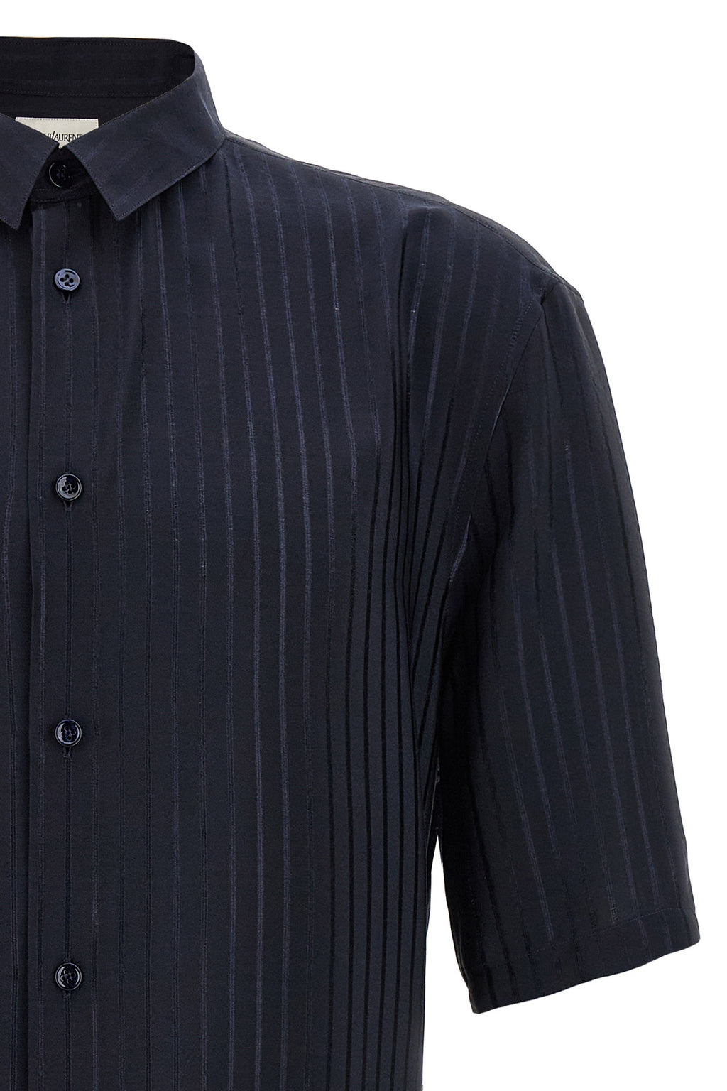 SAINT LAURENT Striped shirt For Men 100% silk