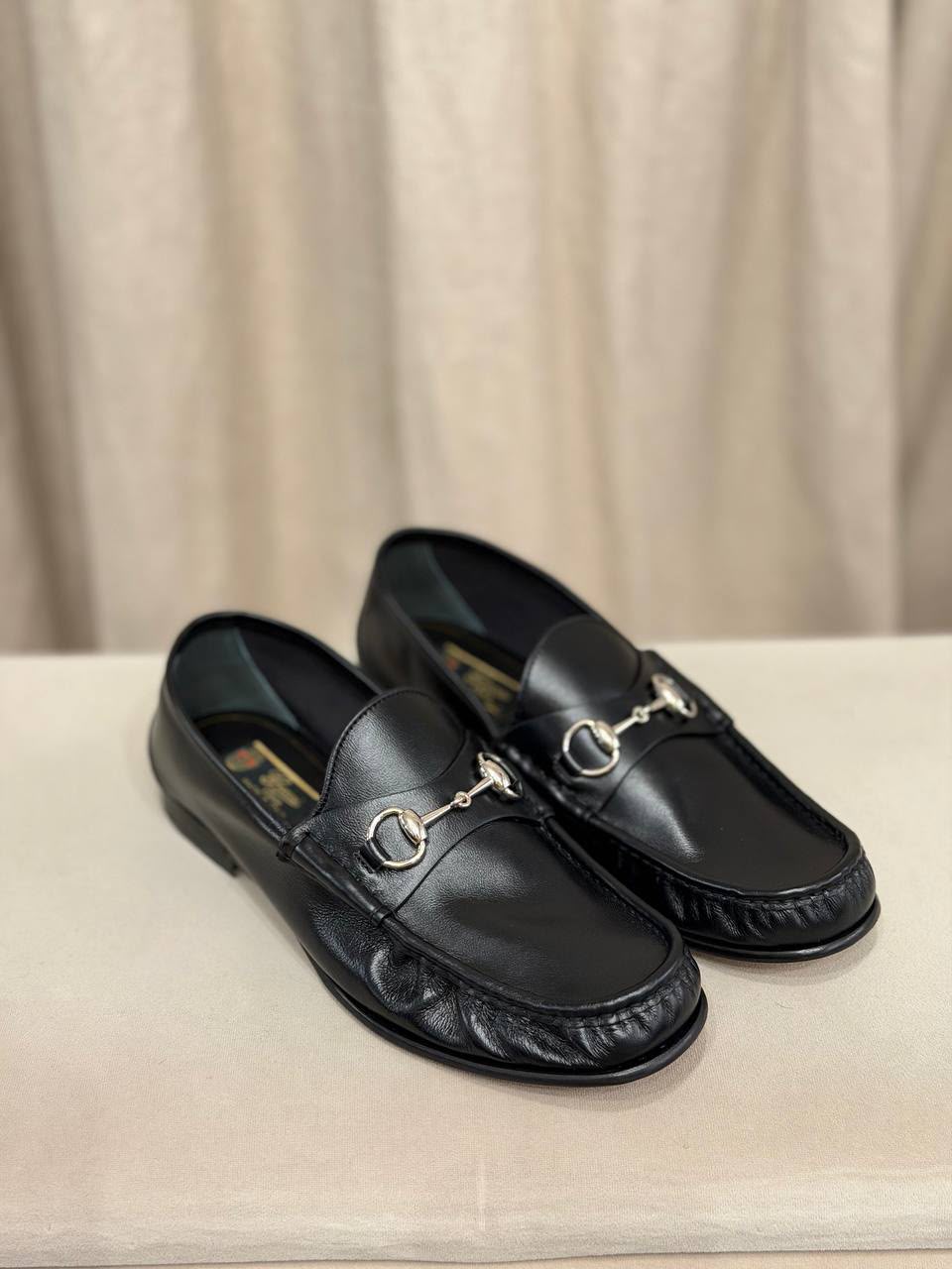 Men's Leather Loafer with Web