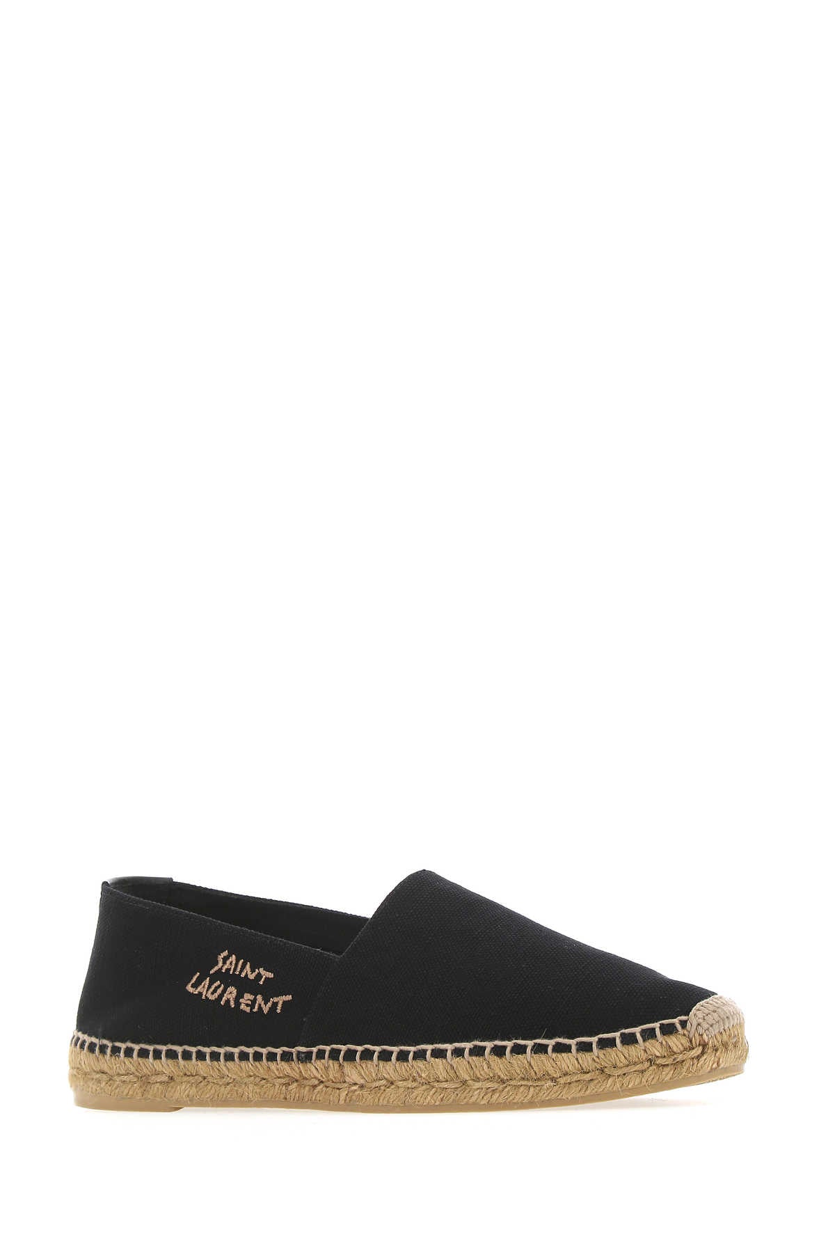 SAINT LAURENT ESPADRILLAS For Men Exterior: 48% Cotton 48% Linen 4% Polyurethane Interior: 100% Leather 100% Cord Sole: Rubber