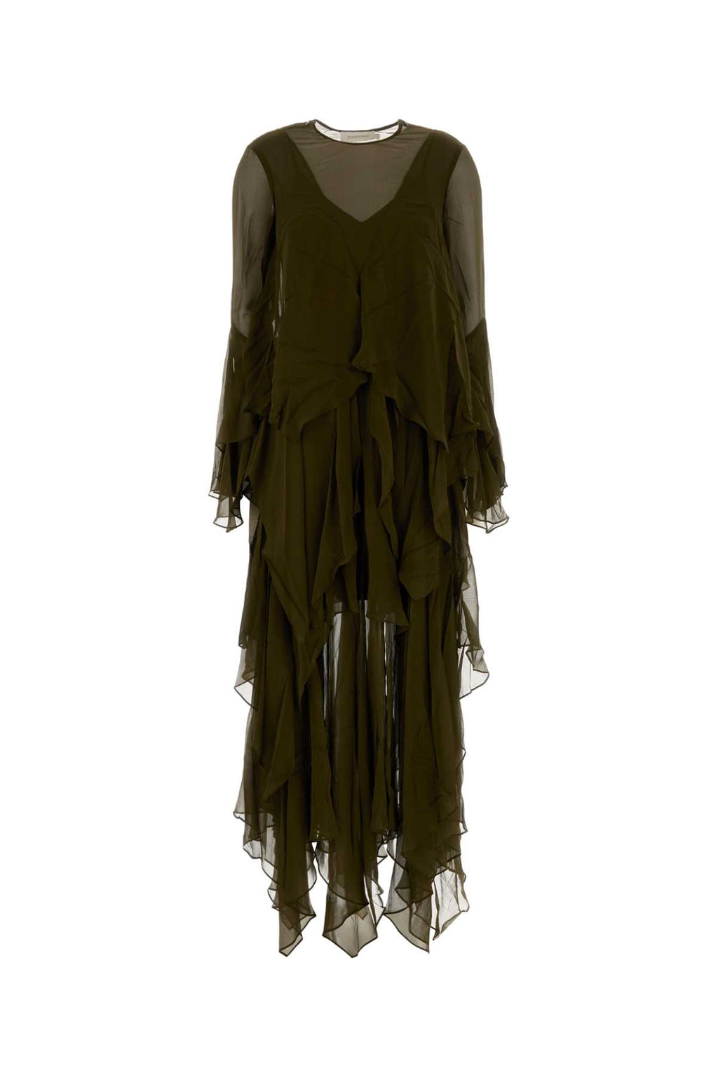 ZIMMERMANN MEMENTO CASCADING MAXI DRESS For Women Exterior: 100% Silk Lining: 100% Viscose