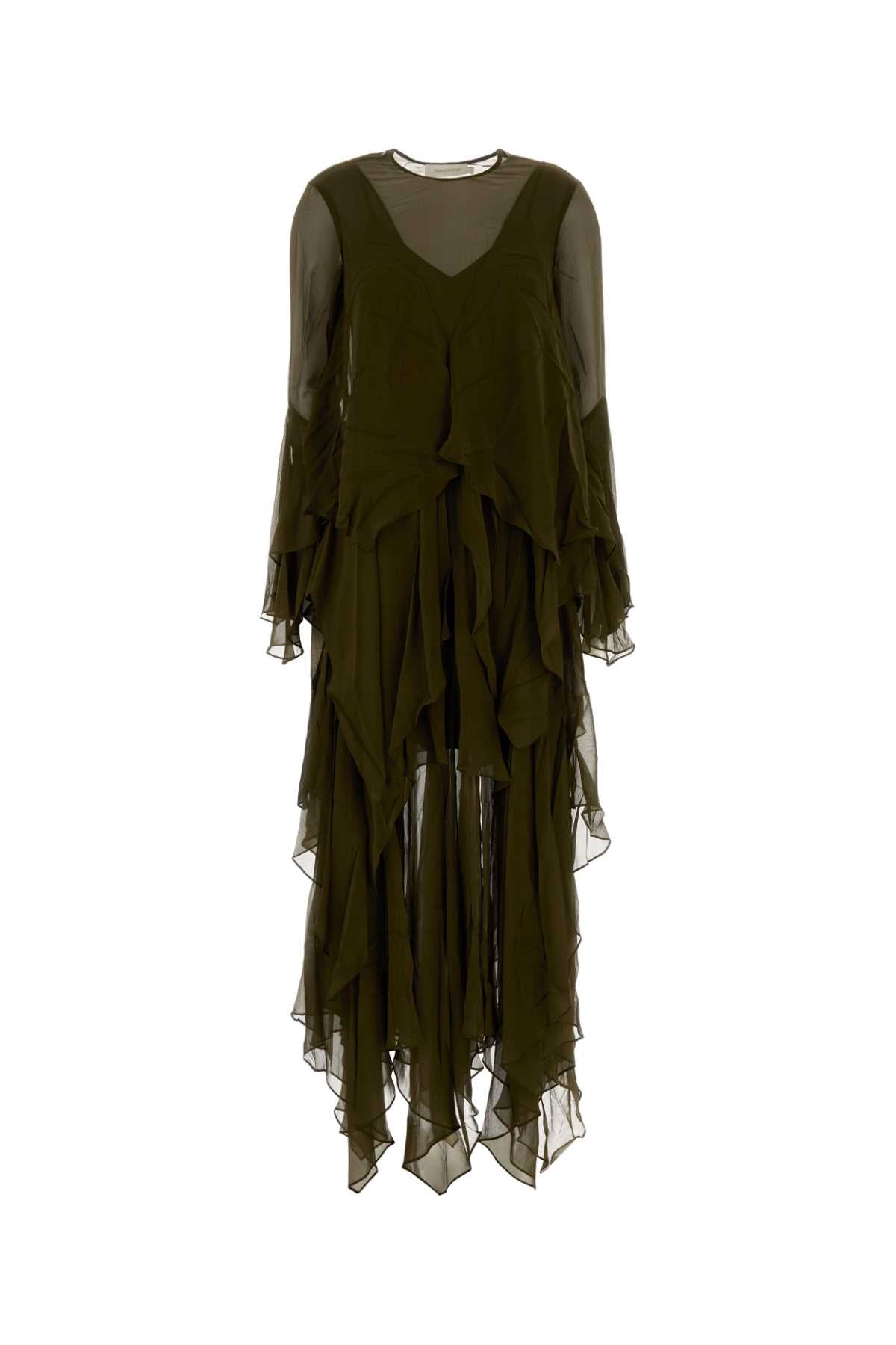 ZIMMERMANN MEMENTO CASCADING MAXI DRESS For Women Exterior: 100% Silk Lining: 100% Viscose