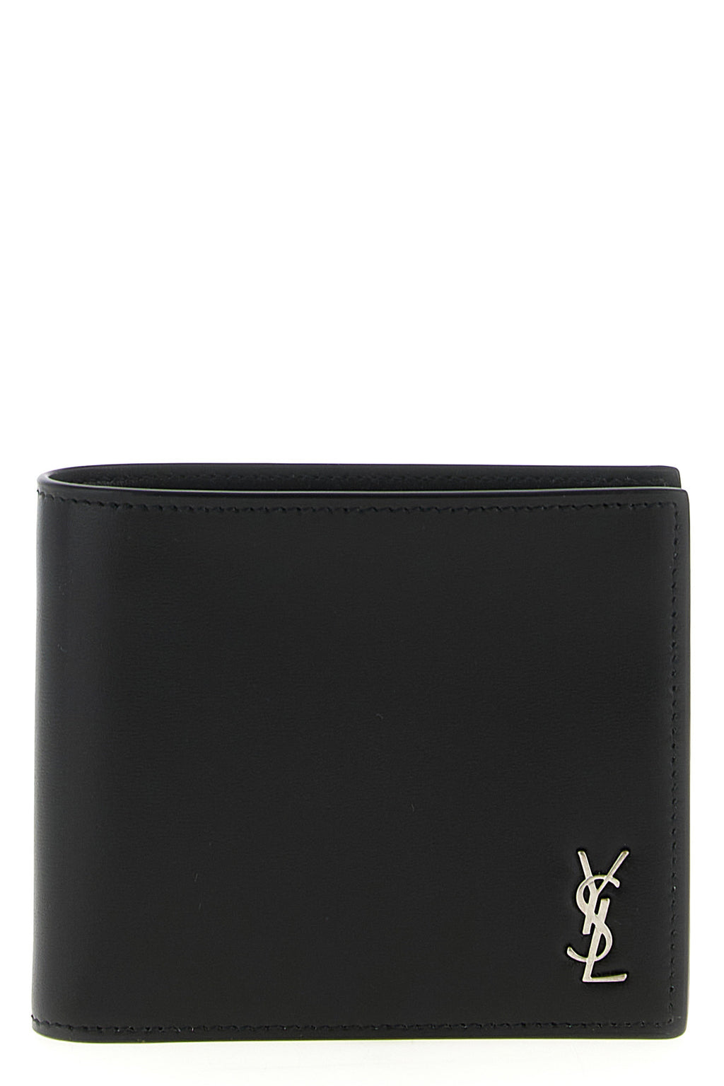 SAINT LAURENT 'East/West' wallet For Men 100% calf leather (bos taurus)