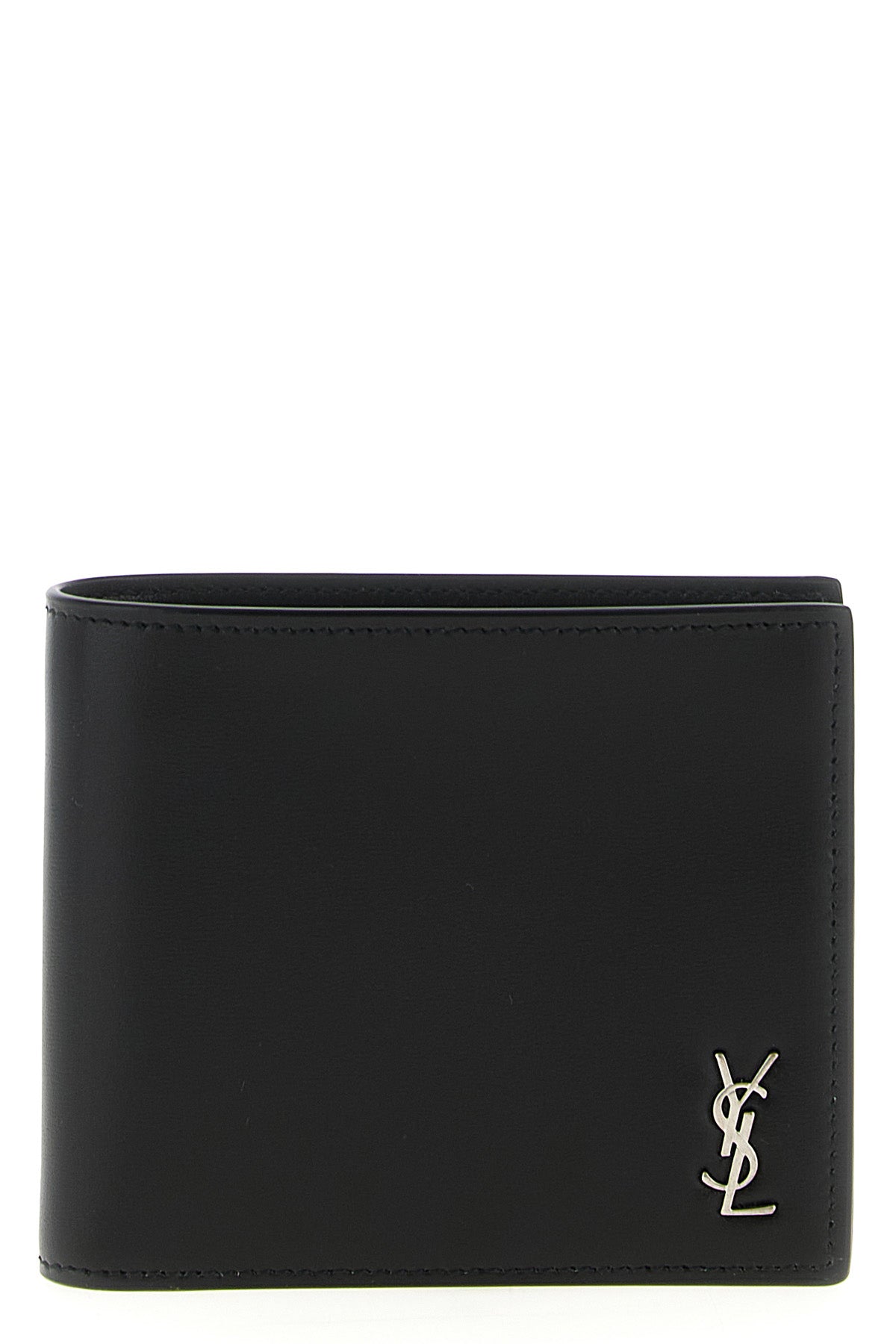 SAINT LAURENT 'East/West' wallet For Men 100% calf leather (bos taurus)