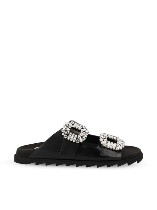 Viv' Rangers Strass Buckle Slides