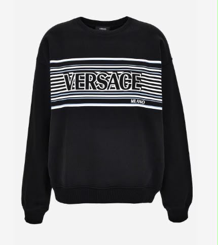 Logo Striped Sweatshirt