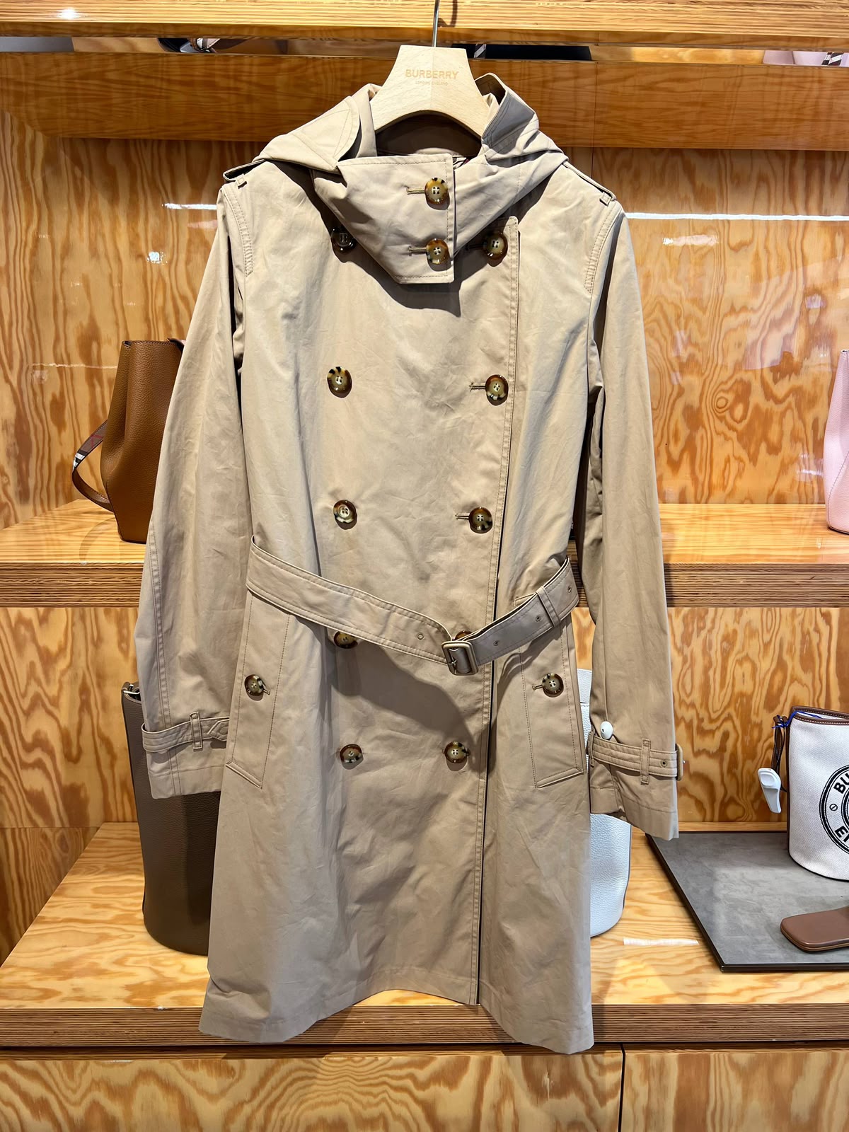 Hooded Trench Coat