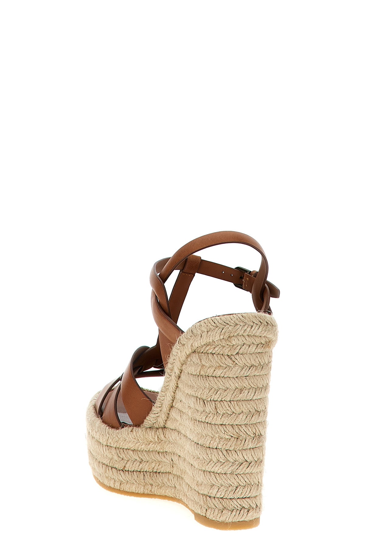 SAINT LAURENT Tribute Espadrilles For Women 100% calf leather