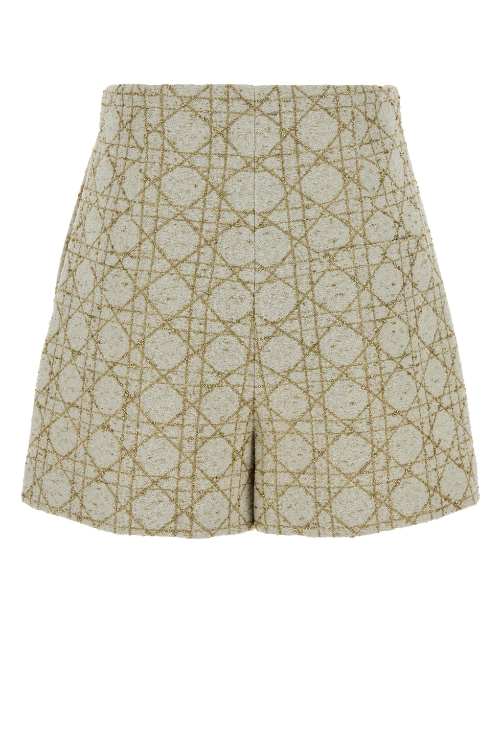 CHRISTIAN DIOR TWEED CANNAGE LEGER GOLD LUREX For Women 