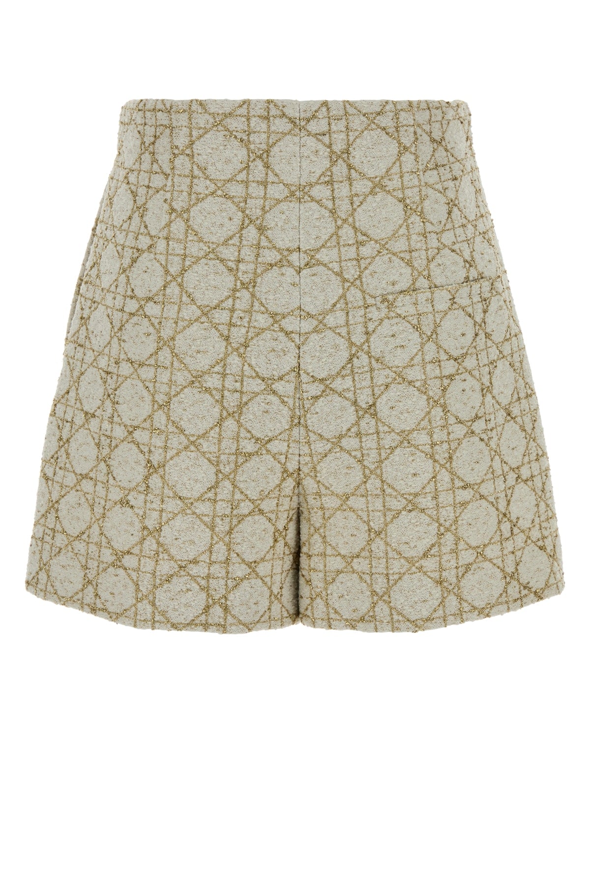 CHRISTIAN DIOR TWEED CANNAGE LEGER GOLD LUREX For Women 