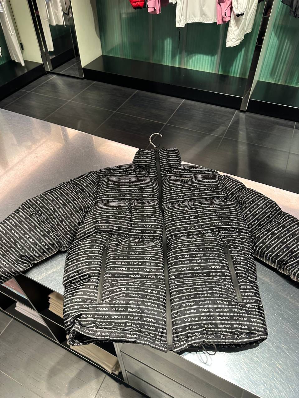 All-Over Logo Puffer Jacket