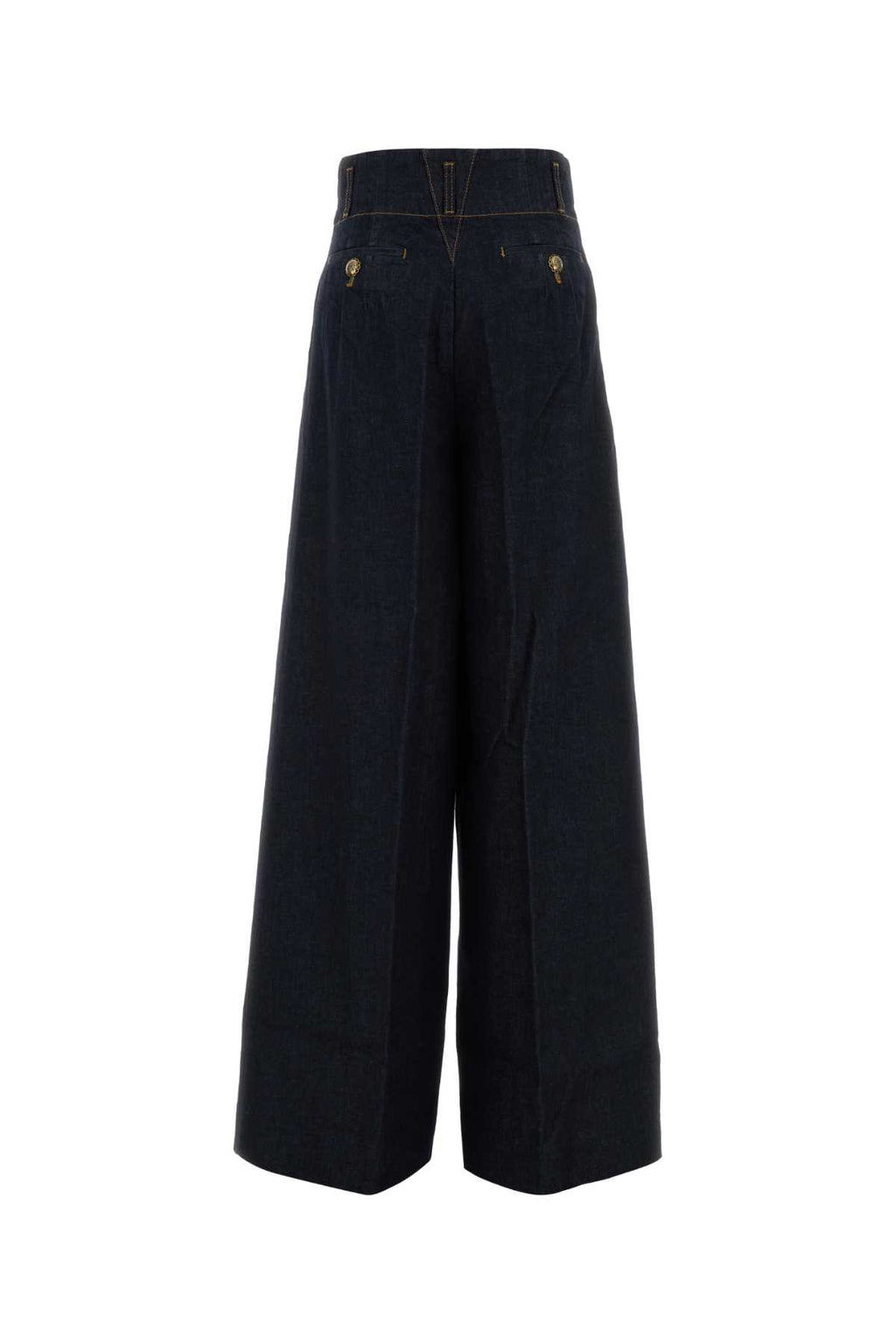 ZIMMERMANN HYPNOTIC DENIM TAILORED PANT For Women Exterior: 75% Cotton 25% Viscose