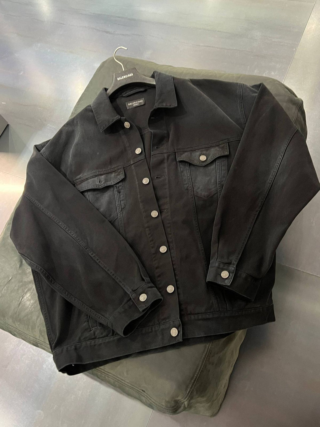 Metal Logo Denim Jacket