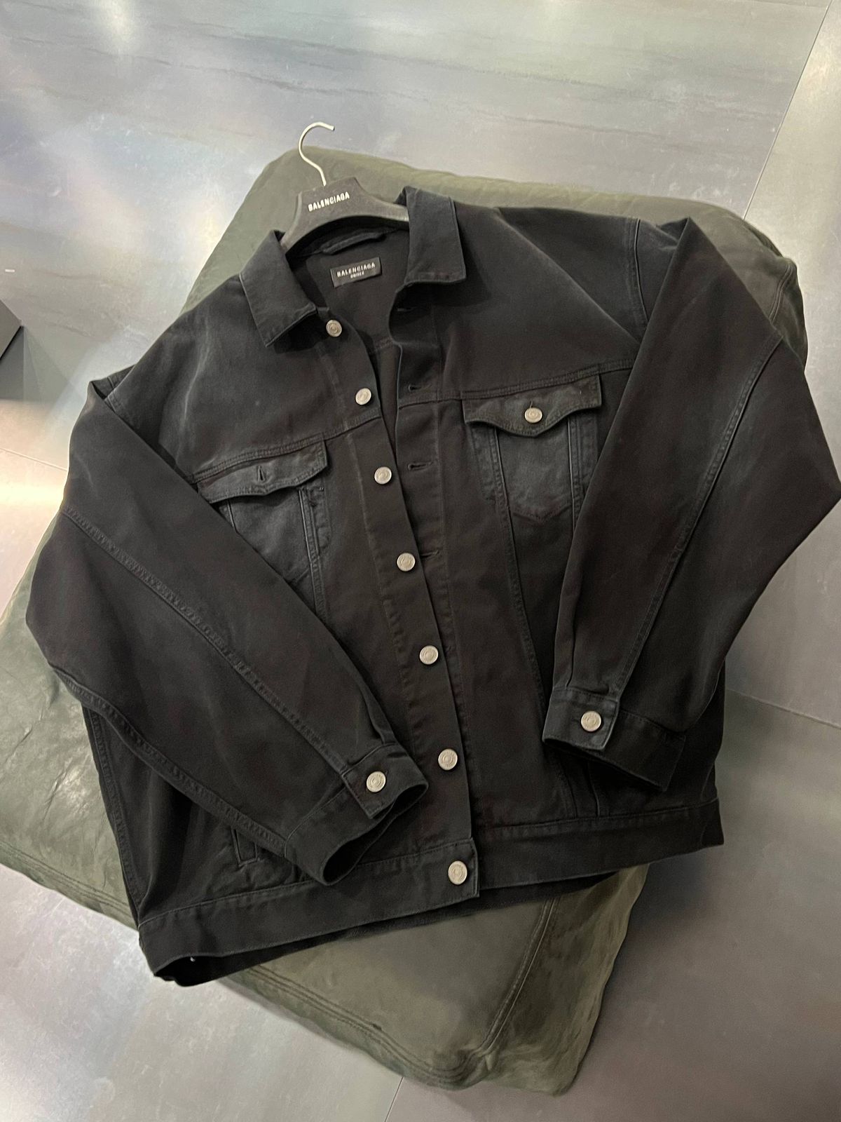 Metal Logo Denim Jacket