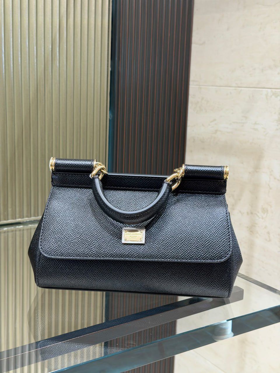 Sicily Small Bag in Dauphine Leather