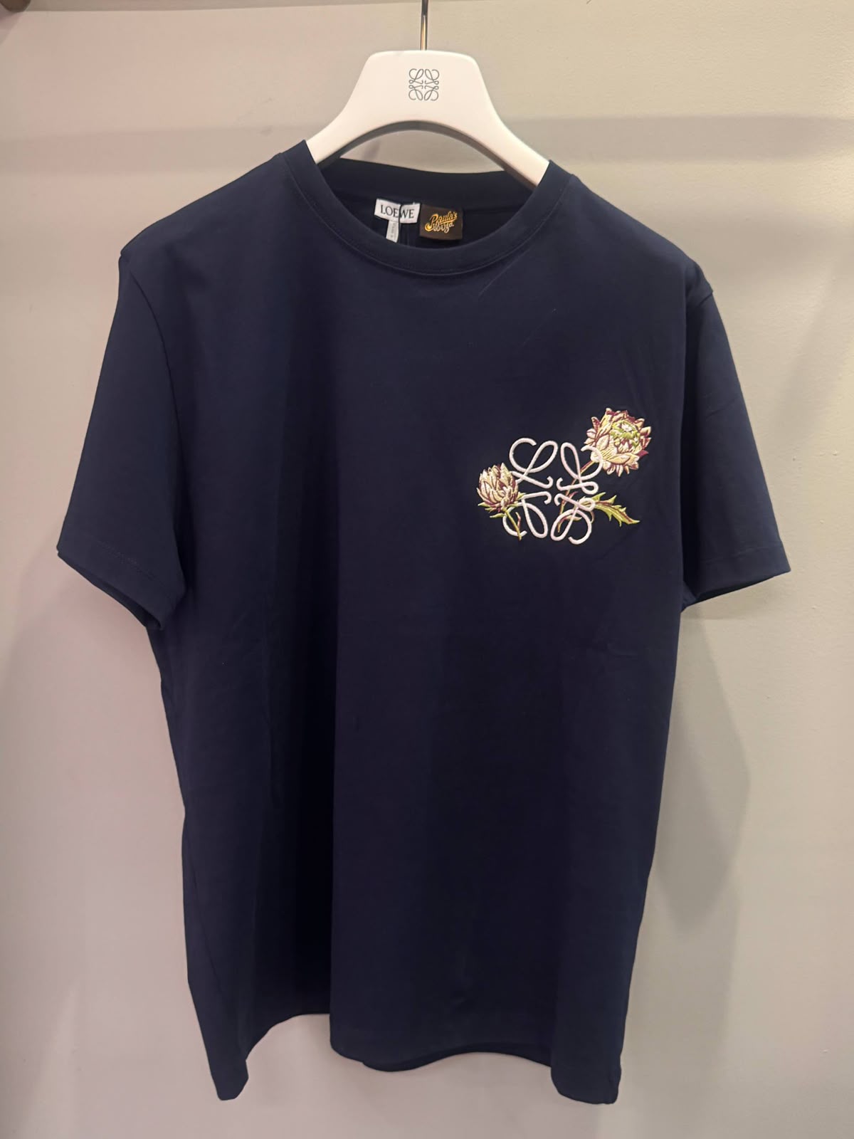 x Paula's Ibiza Anagram Embroidered T-Shirt
