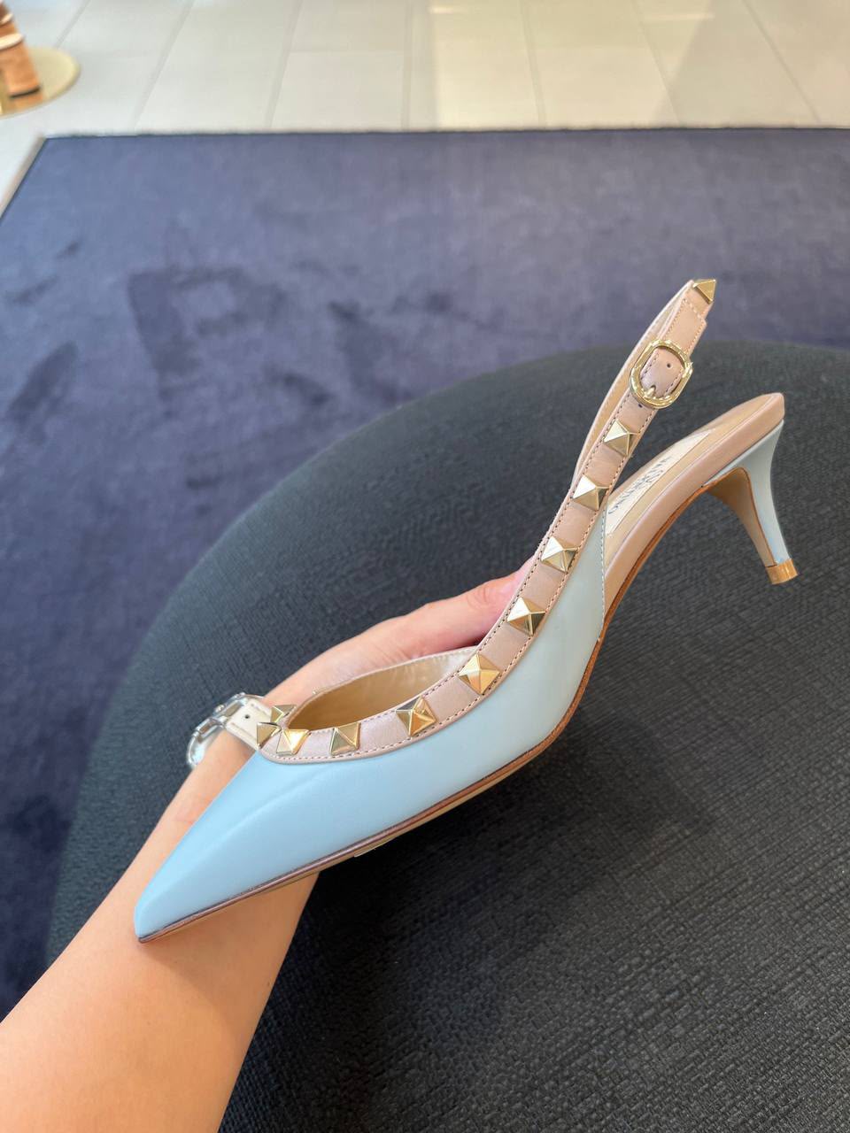 Rockstud Slingback Pump