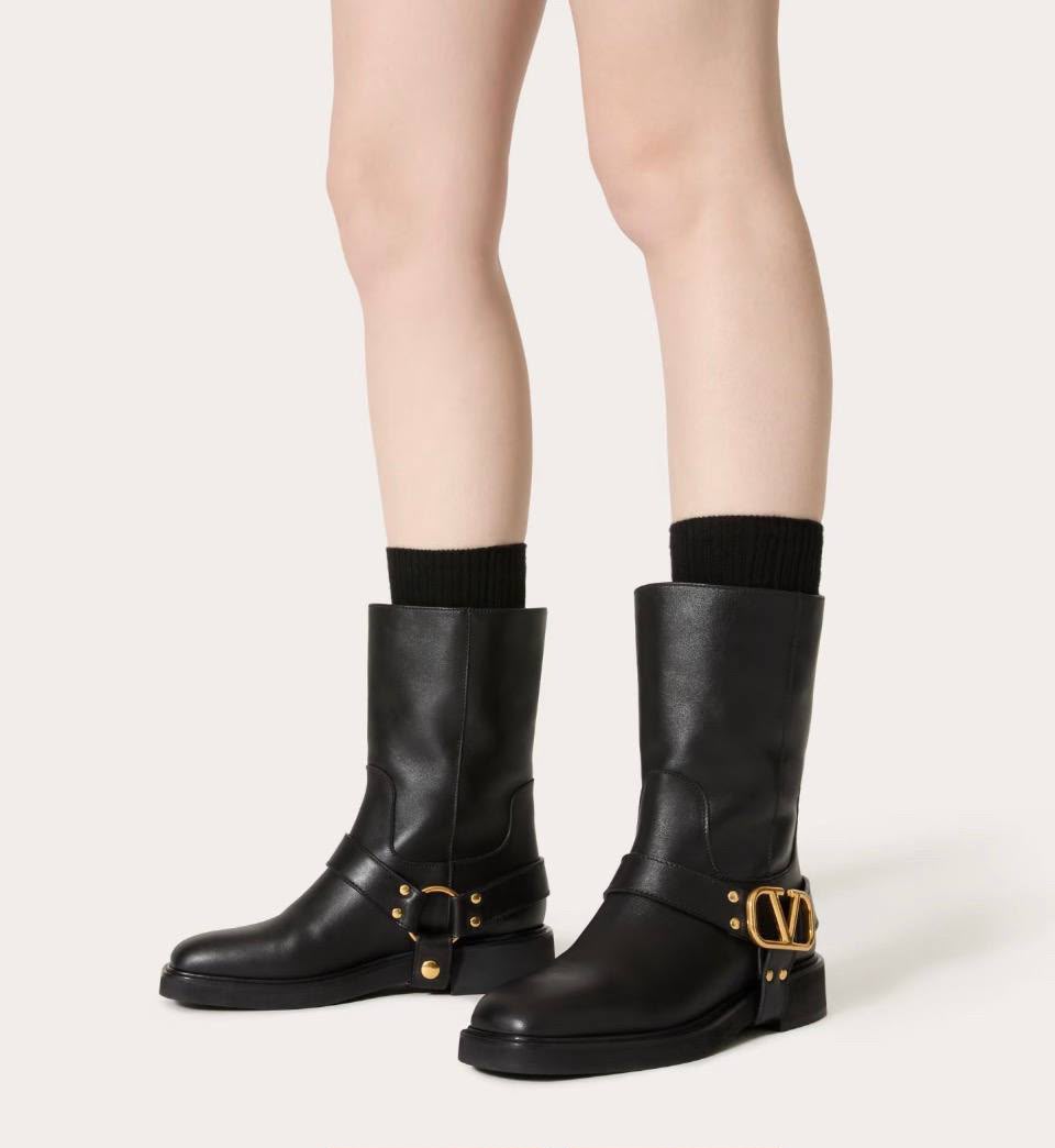 Garavani VLogo Signature Calfskin Boot