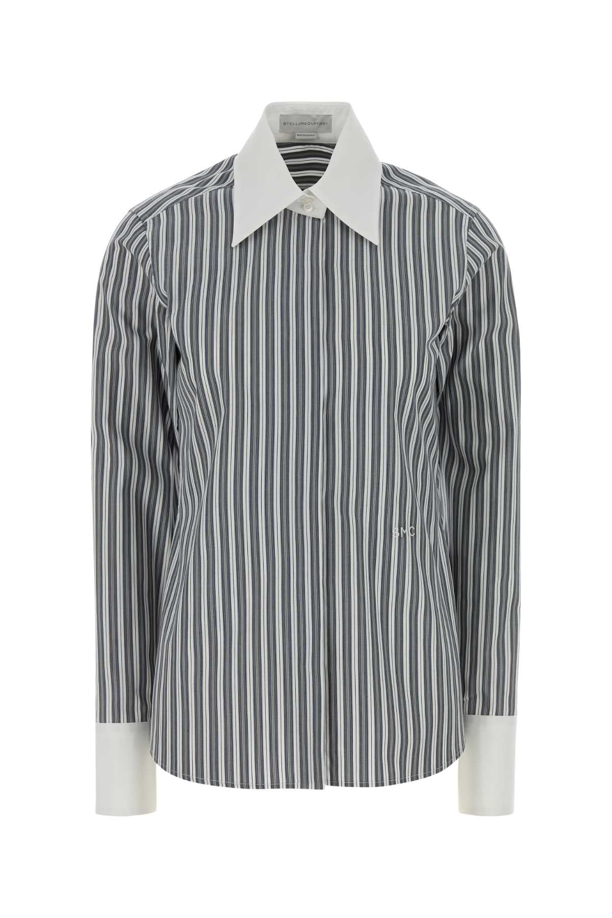 STELLA MCCARTNEY Cotton Stripe Shirt For Women Exterior: 100% Cotton