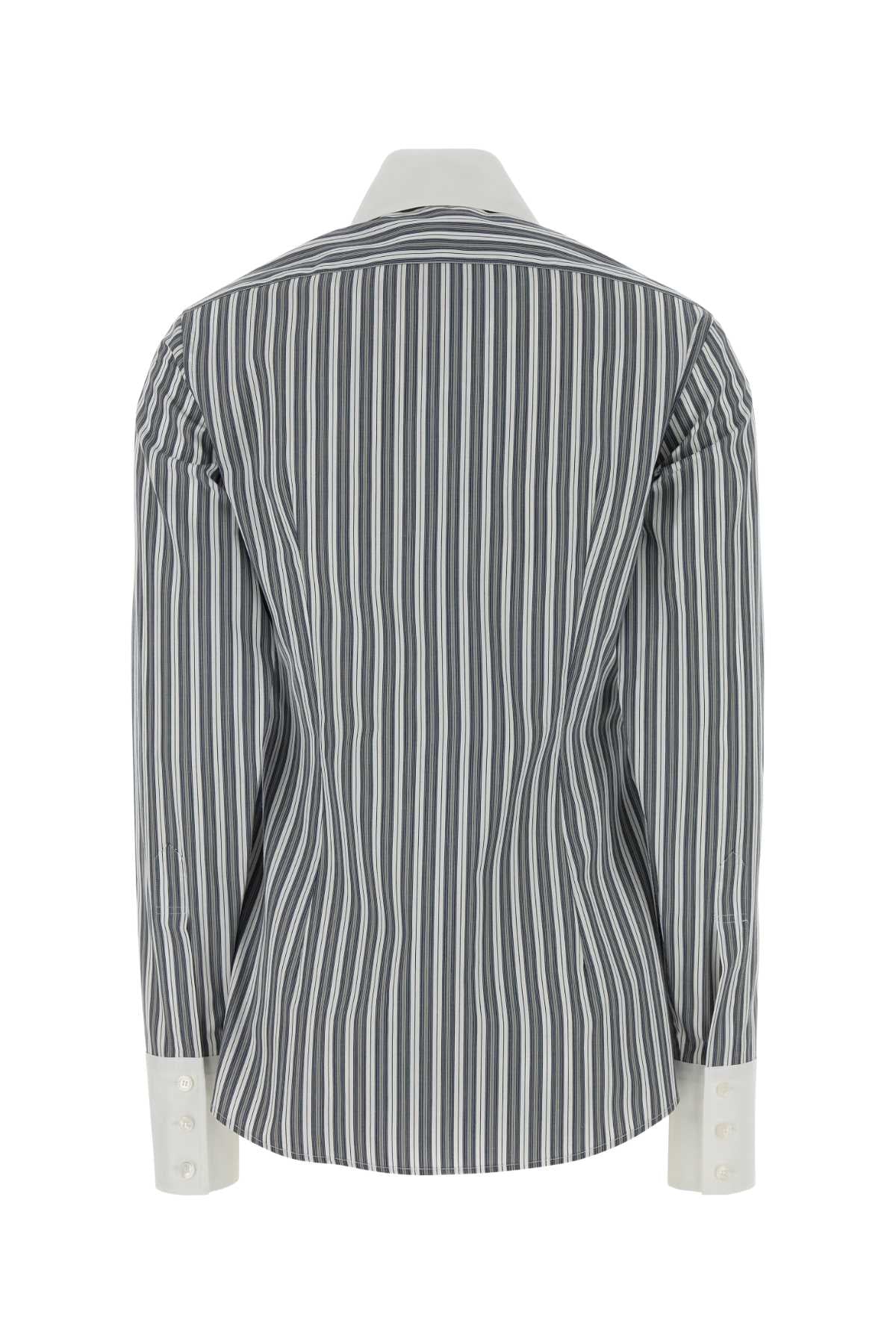 STELLA MCCARTNEY Cotton Stripe Shirt For Women Exterior: 100% Cotton