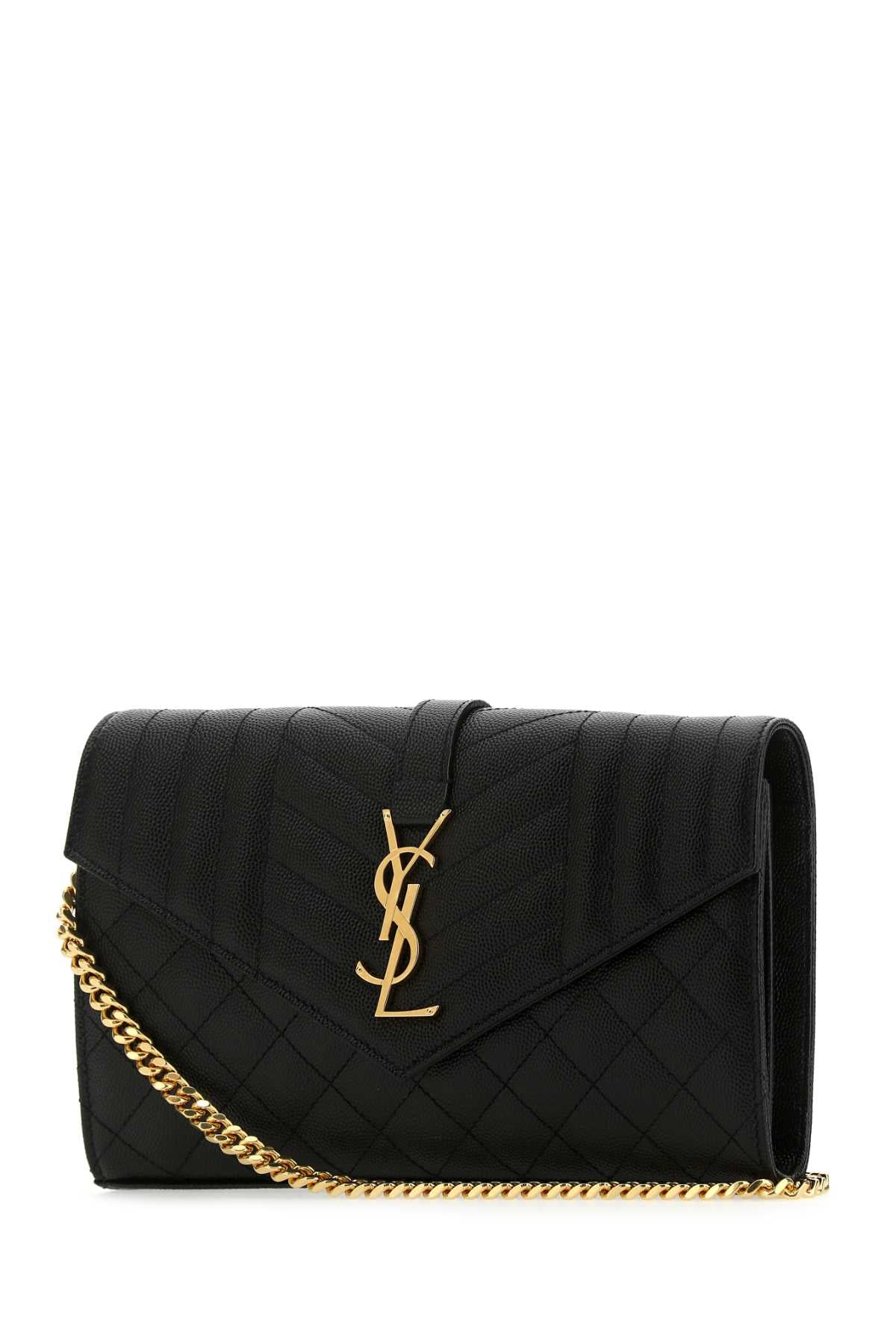 SAINT LAURENT YSL C.WALL(153Y)MONO For Women Exterior: 100% Calf Lining: 100% Fabric Finishing: Golden brass