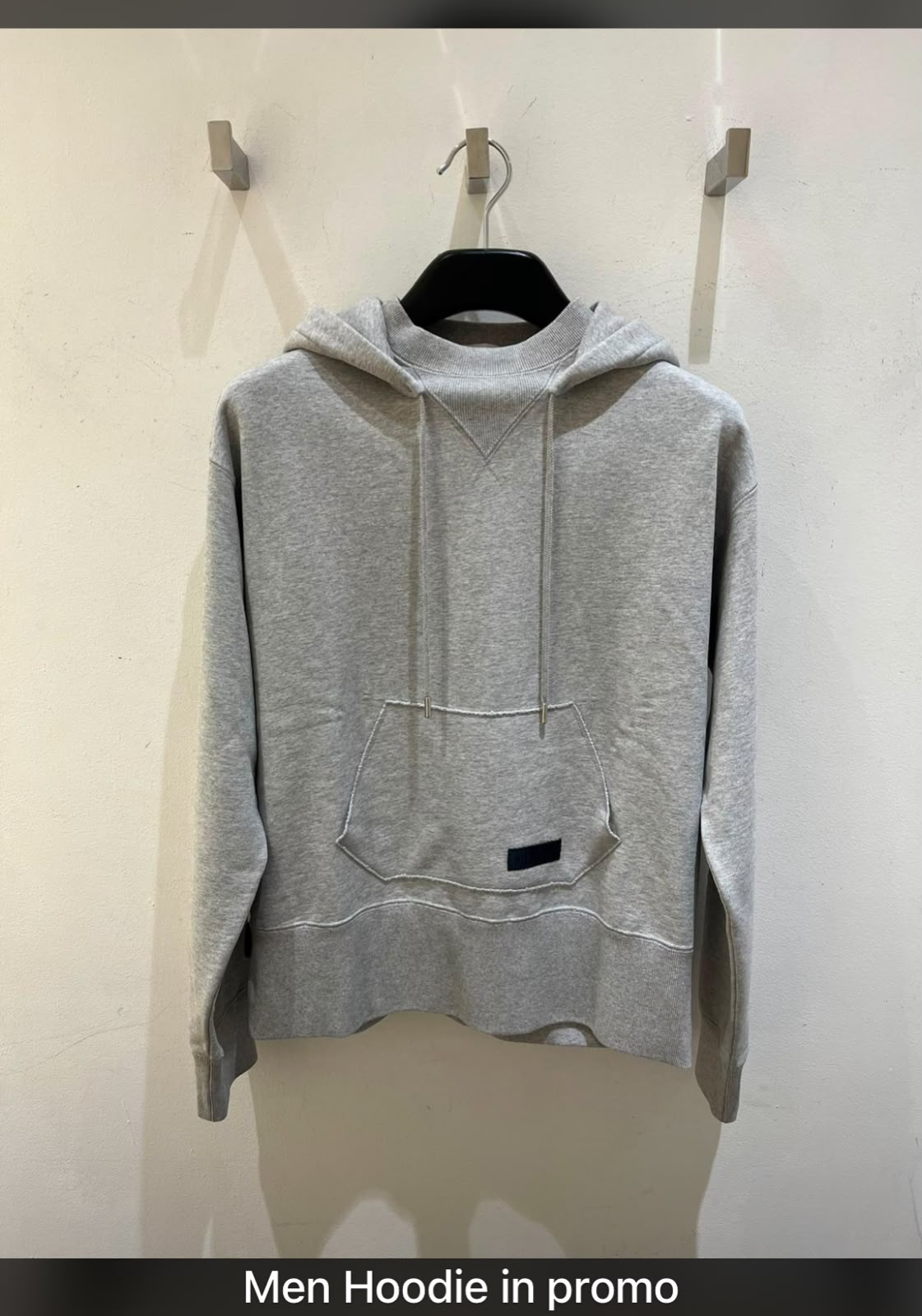 Men's Grey Pullover Hoodie