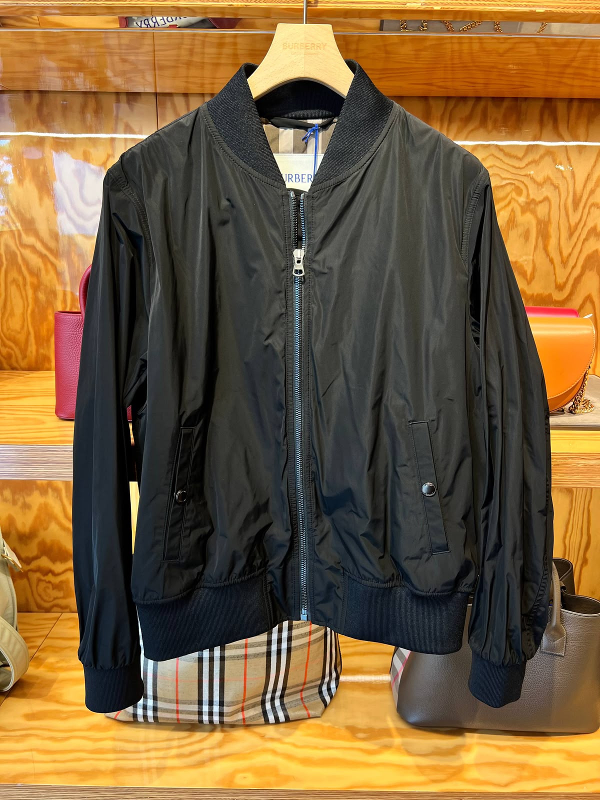 Nylon Bomber Jacket