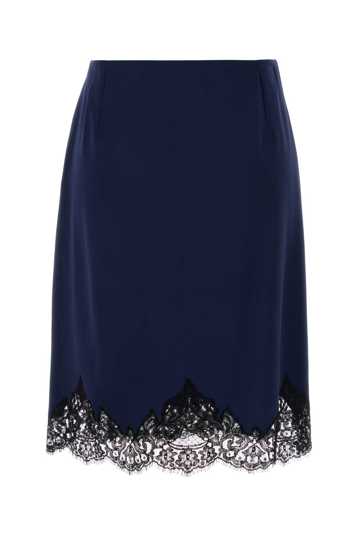 STELLA MCCARTNEY Iconic Lace Skirt For Women Exterior: 73% Acetate 27% Viscose
