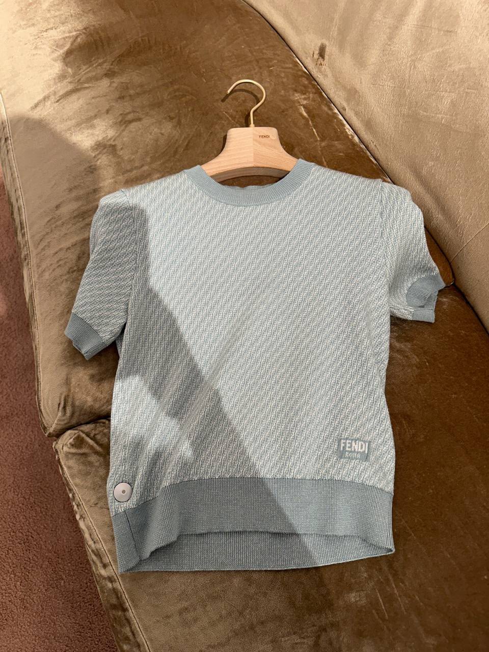 FF-Logo Knit T-Shirt